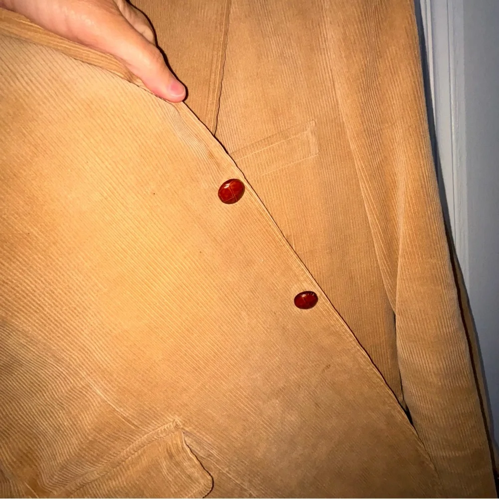 Vintage men’s camel corduroy sportcoat blazer 38 old money country club academia